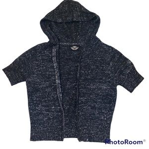 Harley-Davidson Short Sleeve  Zip Up Sparkle Hoodie